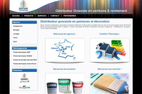 creation site web distributeur Tours