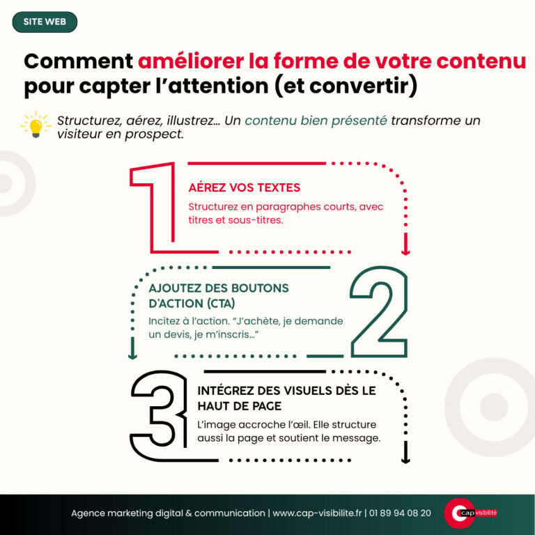 améliorer le contenu du site web