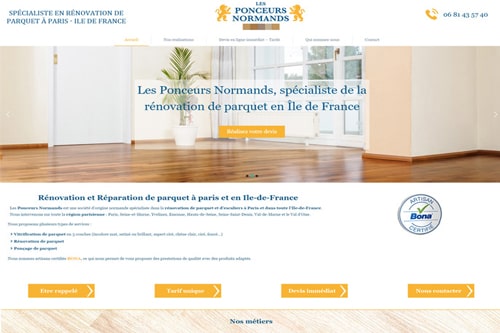 site web les ponceurs normands
