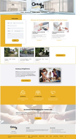 Exemple de creation de site vitrine en Essonne et a Paris - Agence digitale