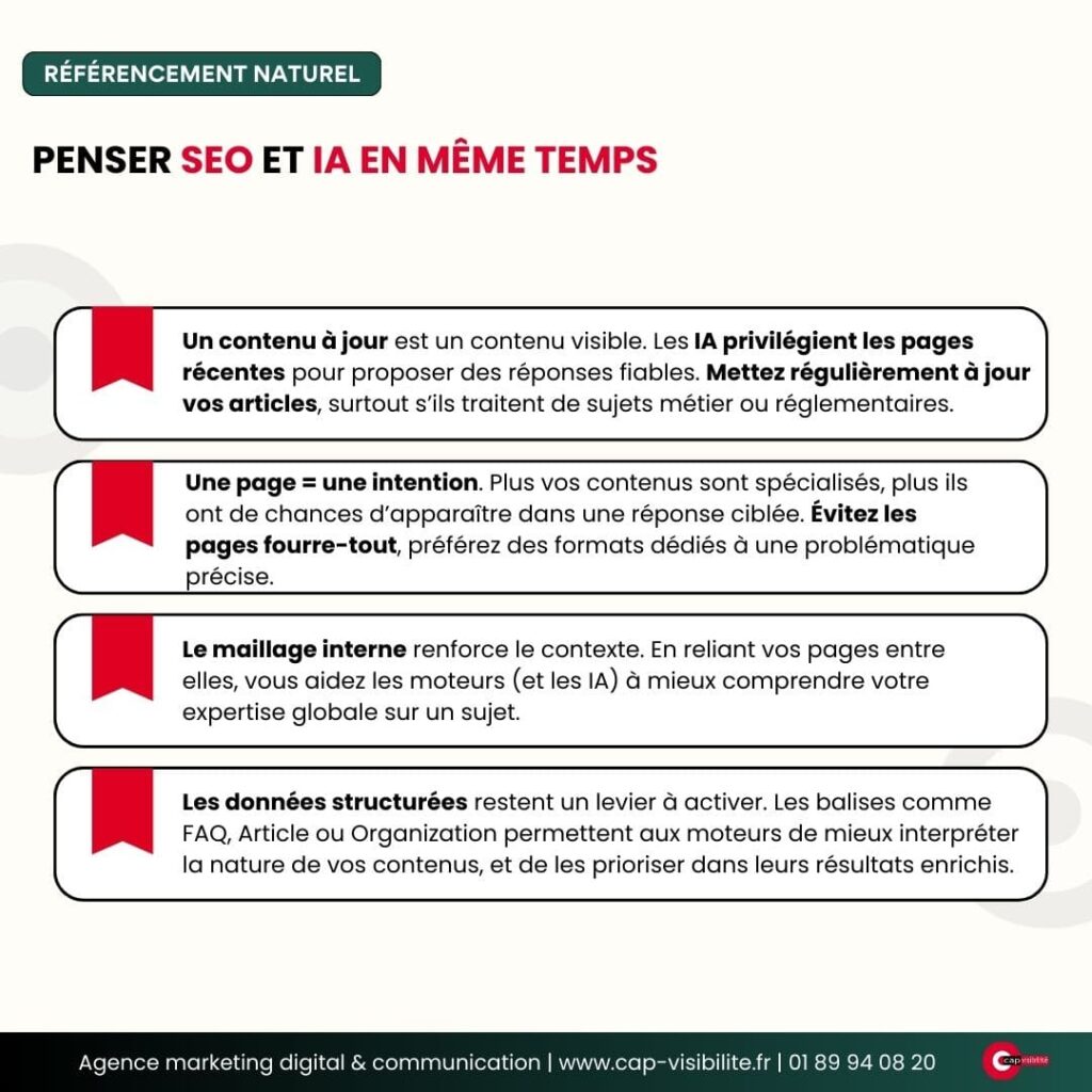 Penser SEO et IA en même temps